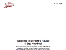 Tablet Screenshot of borgattis.com
